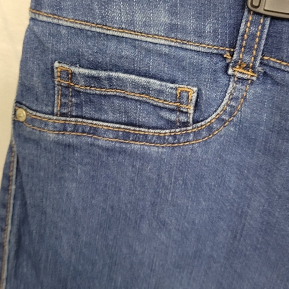 Lei Pull On Straight Leg Mid- Rise Comfort Stretch 2XL Junior Plus Denim… - Picture 2 of 7